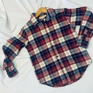 Boys Hope & Henry Plaid Flannel Shirt